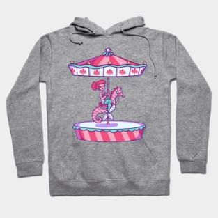 Mermaid on a Carousel Hoodie